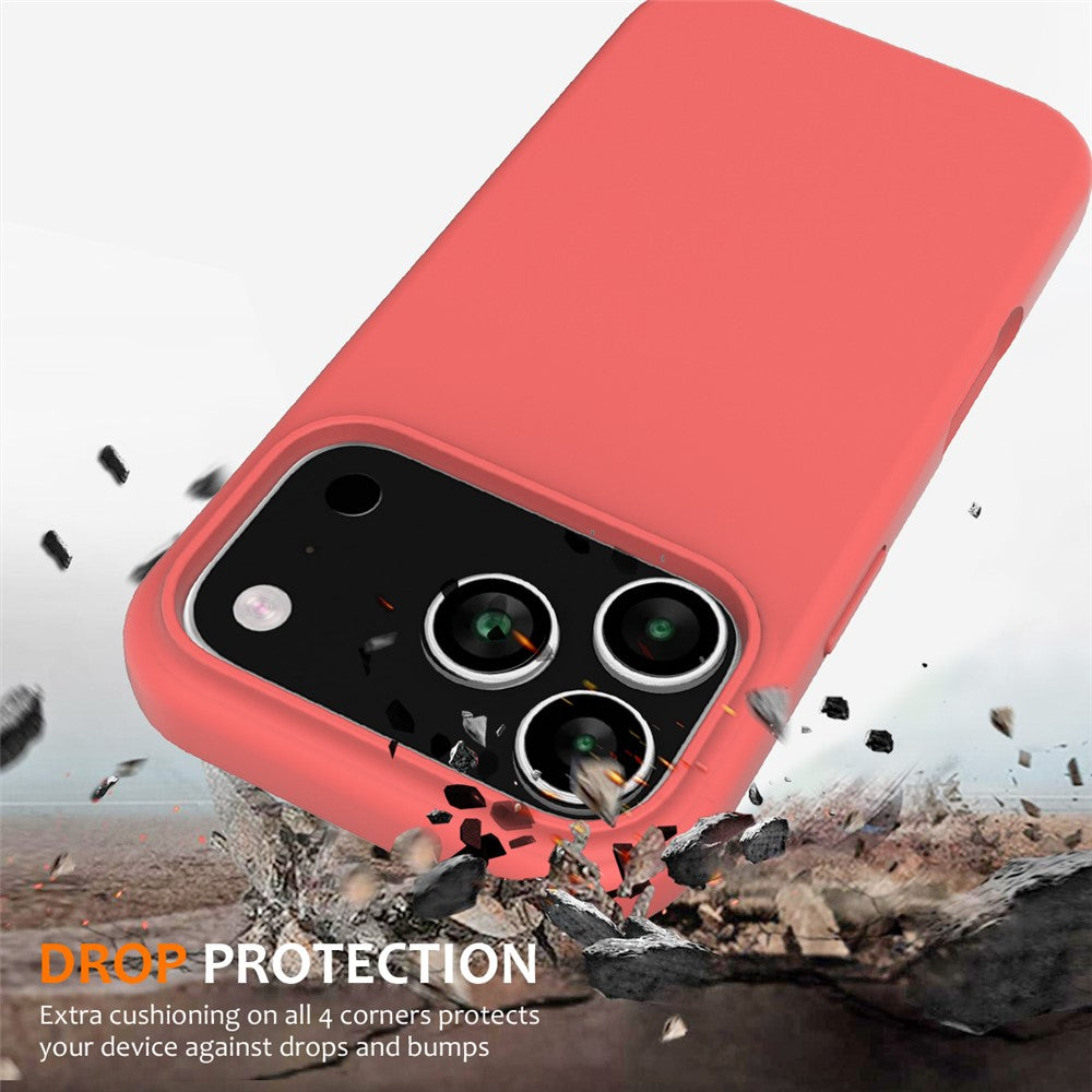 iPhone 17 Pro Magnetische Silikonhülle – Stoßfest