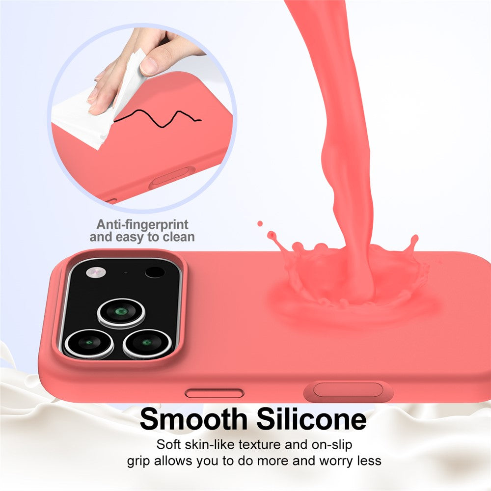 iPhone 17 Pro Magnetische Silikonhülle – Stoßfest