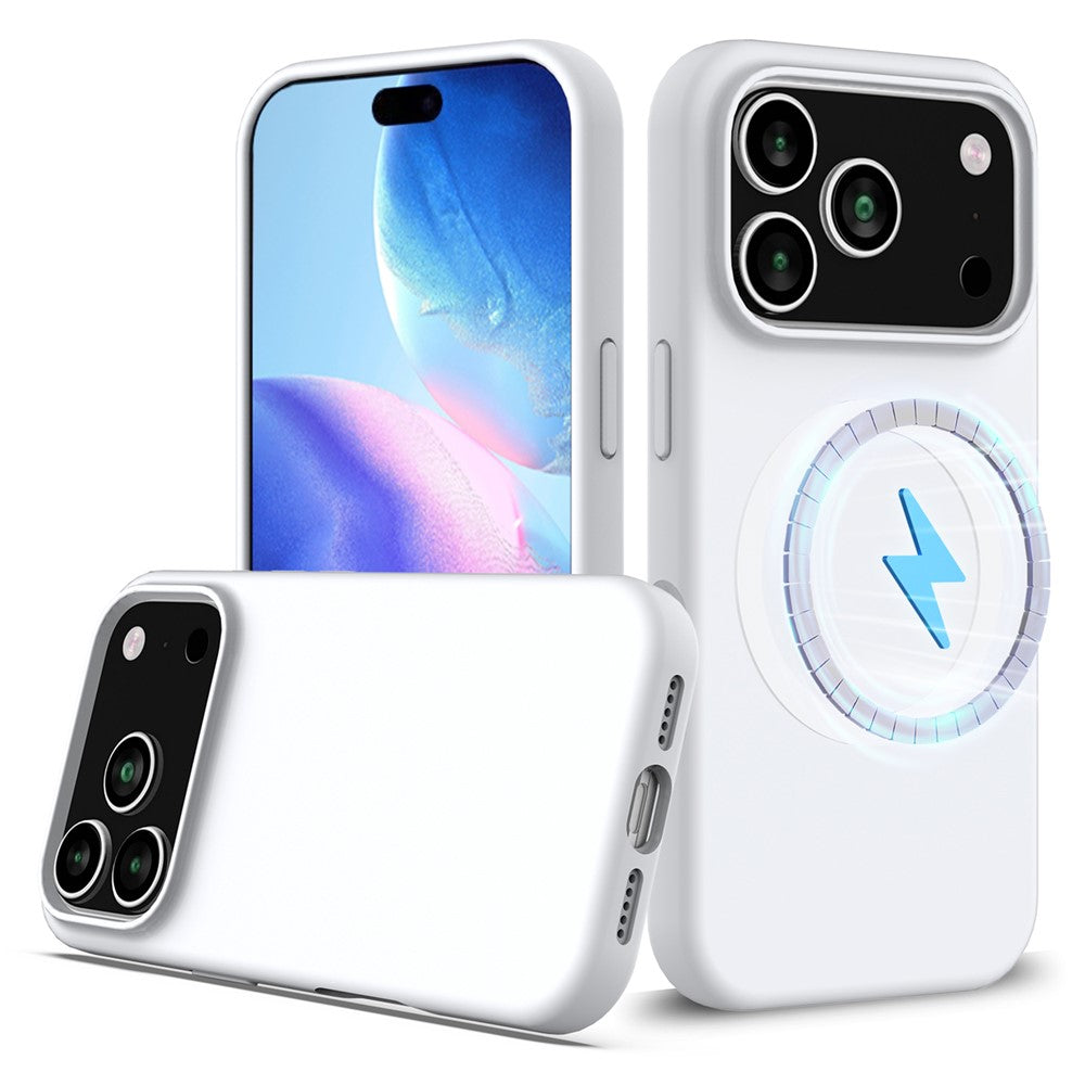 iPhone 17 Pro Magnetische Silikonhülle – Stoßfest