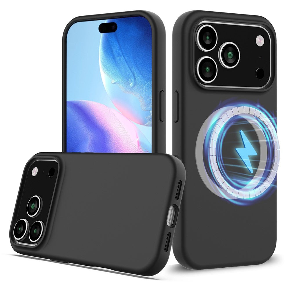 iPhone 17 Pro Max Magnetische Silikonhülle – Stoßfest