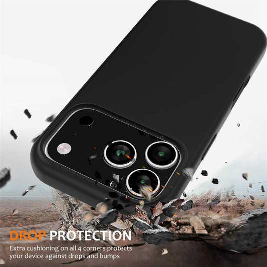 iPhone 17 Pro Max Magnetische Silikonhülle – Stoßfest
