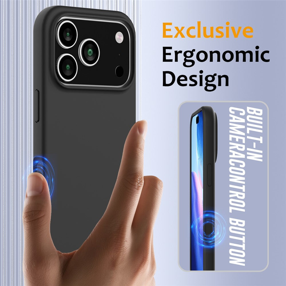 iPhone 17 Pro Max Magnetische Silikonhülle – Stoßfest