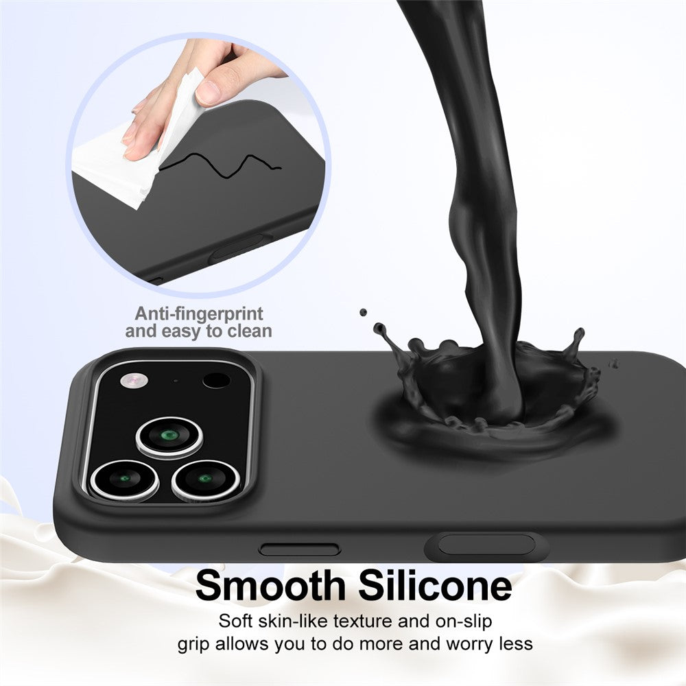 iPhone 17 Pro Max Magnetische Silikonhülle – Stoßfest
