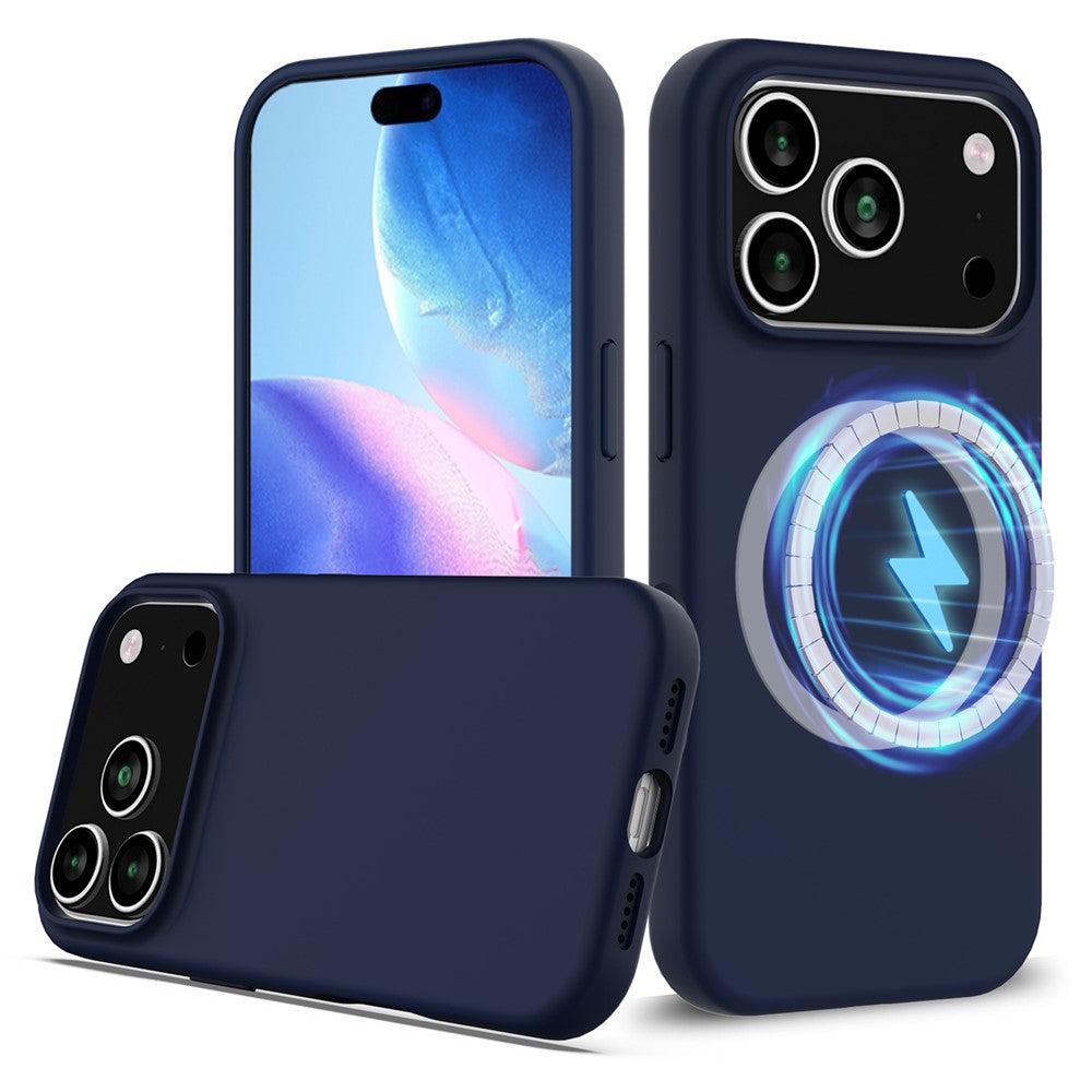 iPhone 17 Pro Max Magnetische Silikonhülle – Stoßfest