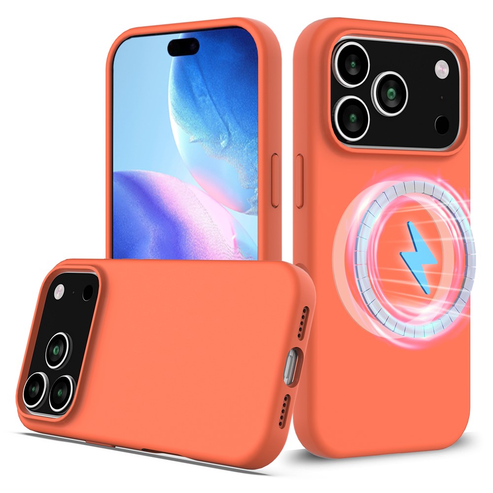 iPhone 17 Pro Max Magnetische Silikonhülle – Stoßfest