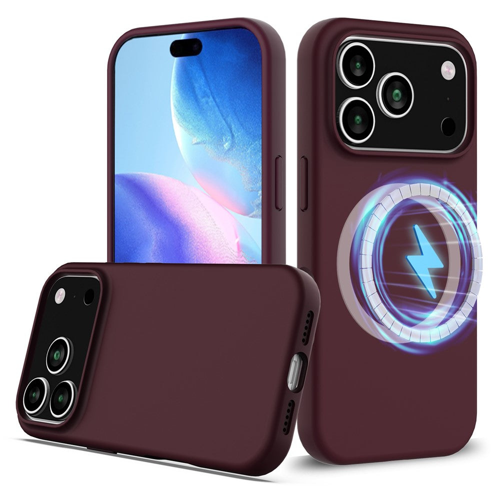 iPhone 17 Pro Max Magnetische Silikonhülle – Stoßfest