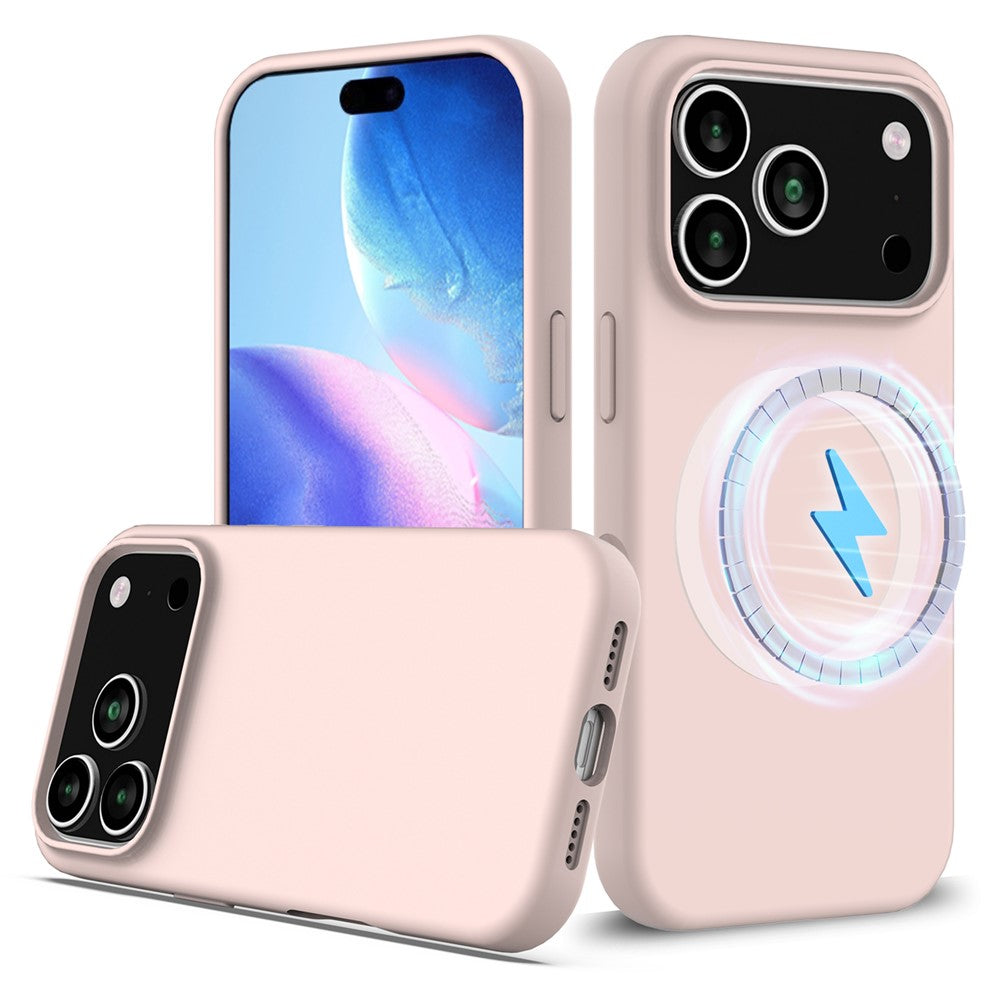 iPhone 17 Pro Max Magnetische Silikonhülle – Stoßfest