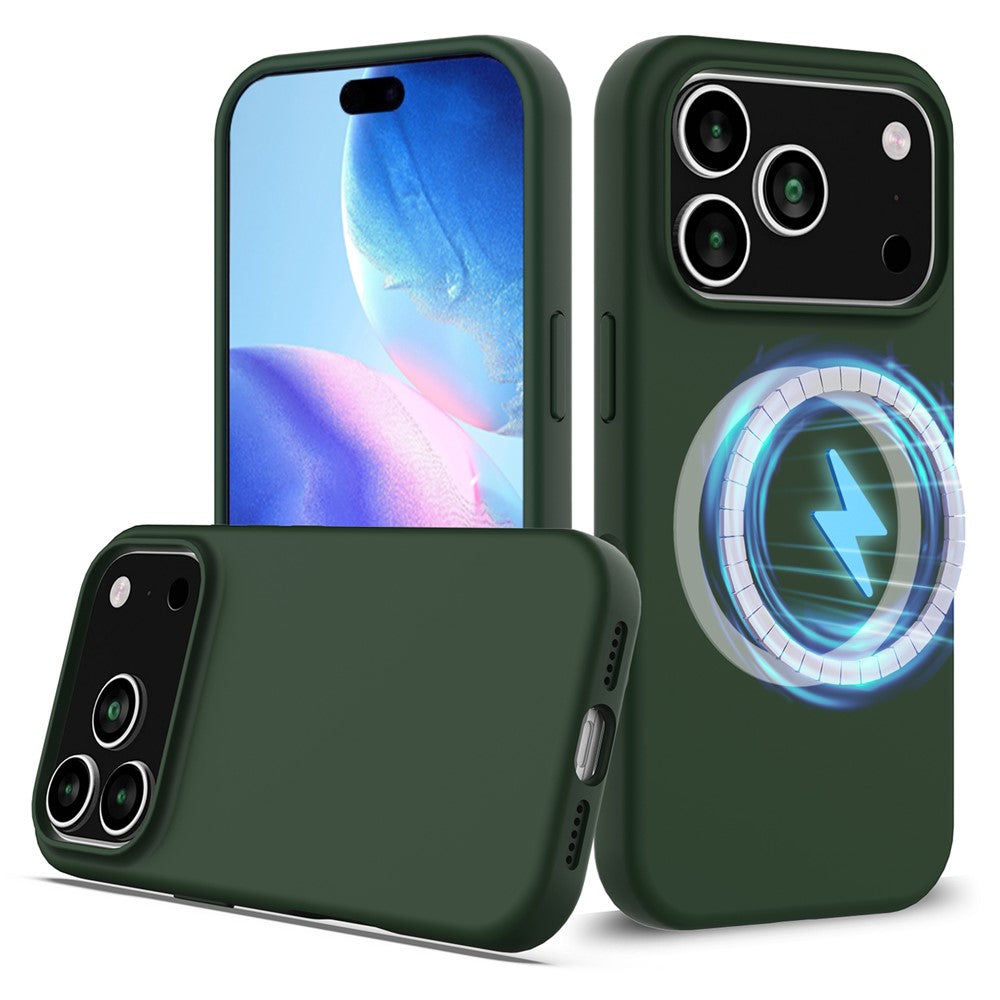 iPhone 17 Pro Max Magnetische Silikonhülle – Stoßfest