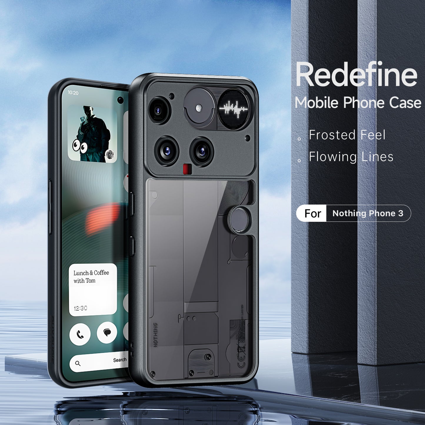 DUX DUCIS For Nothing Phone (3) 5G Case  Aimo Series TPU+PC Matte Drop-proof Phone Cover (REACH Certification)