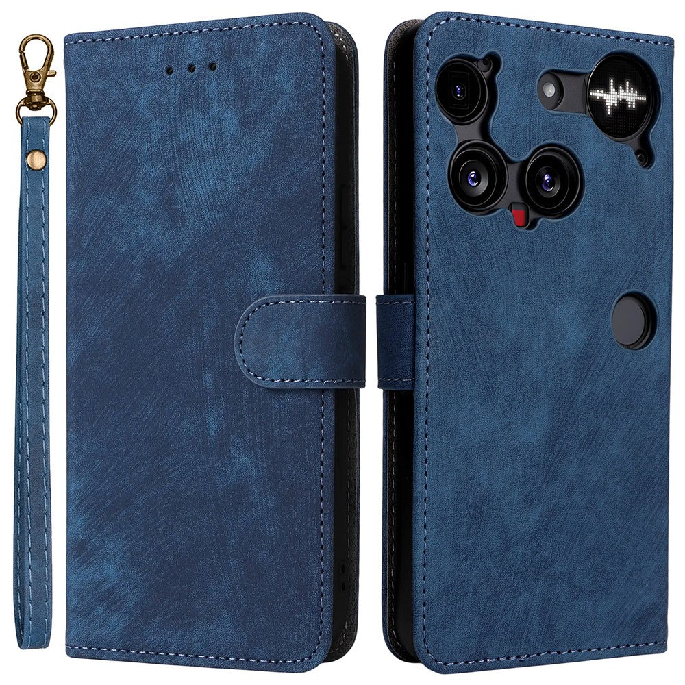 For Nothing Phone (3) 5G Case Wallet RFID Blocking PU Leather Phone Cover Stand with Strap