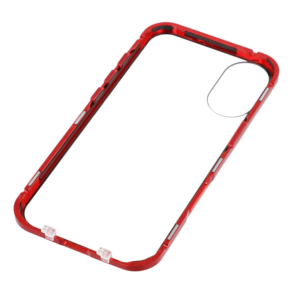 iPhone 17 Anti-Spy-Hülle – mit Metallrahmen & gehärtetem Glas