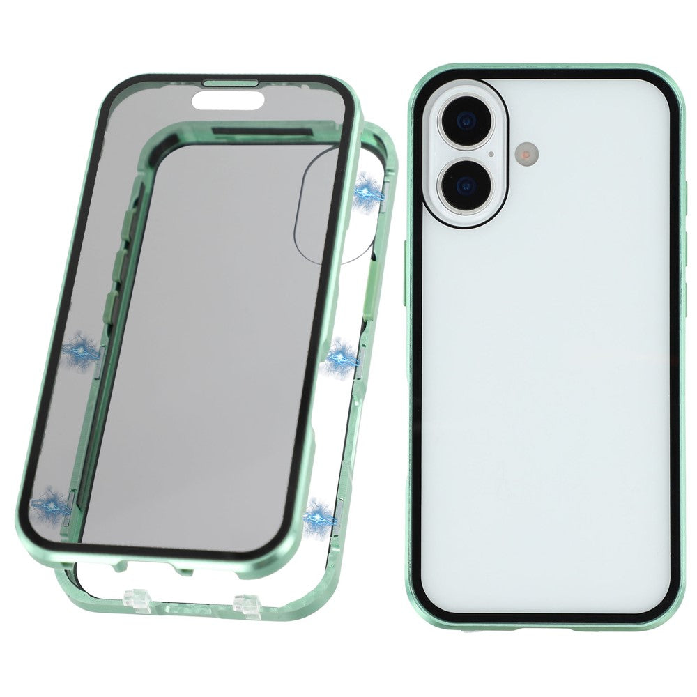 iPhone 17 Anti-Spy-Hülle – mit Metallrahmen & gehärtetem Glas