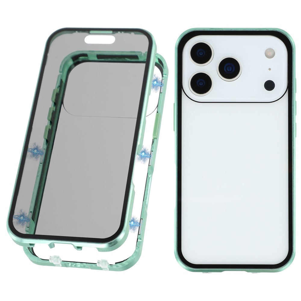 iPhone 17 Pro Max Anti-Spy-Hülle – mit Metallrahmen & gehärtetem Glas