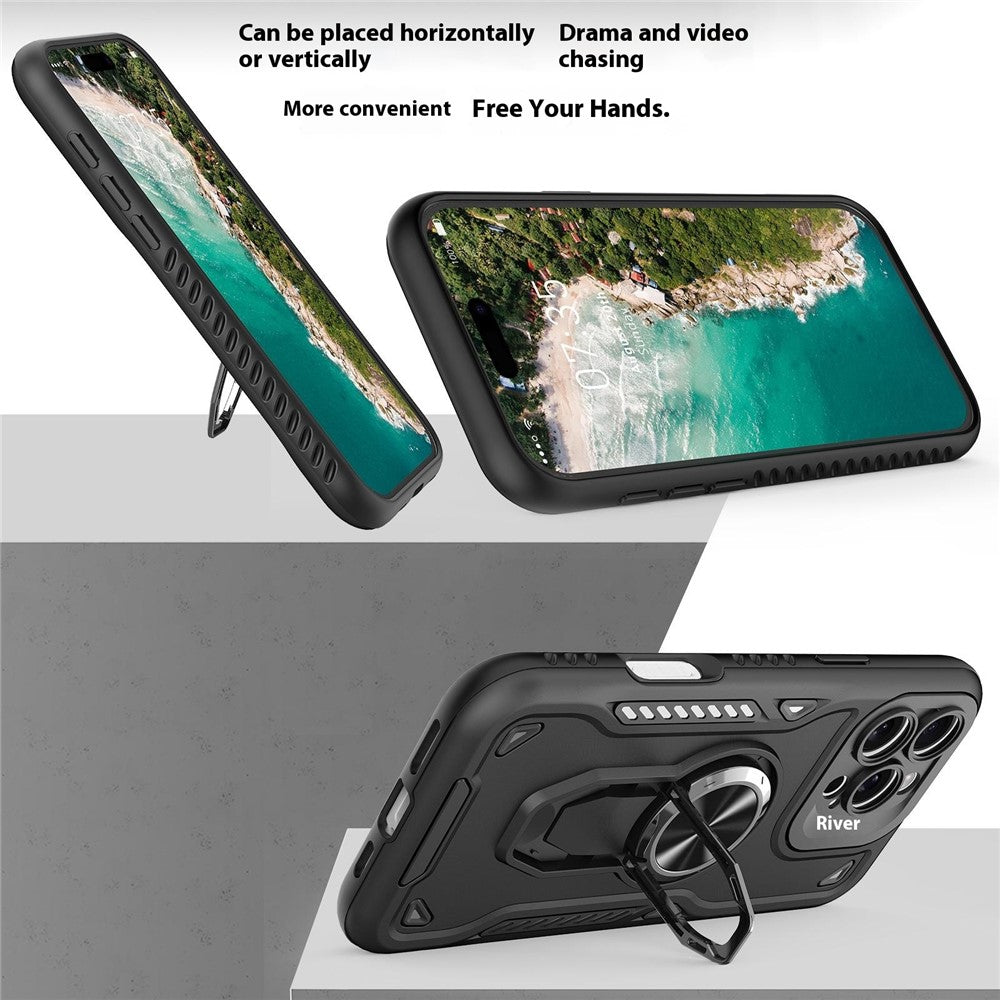 iPhone 16 Pro Max Schutzhülle – Stoßfest mit Ständer