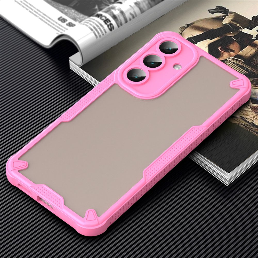 Galaxy S25 FE Matte-Hülle – Halbtransparent & stoßfest