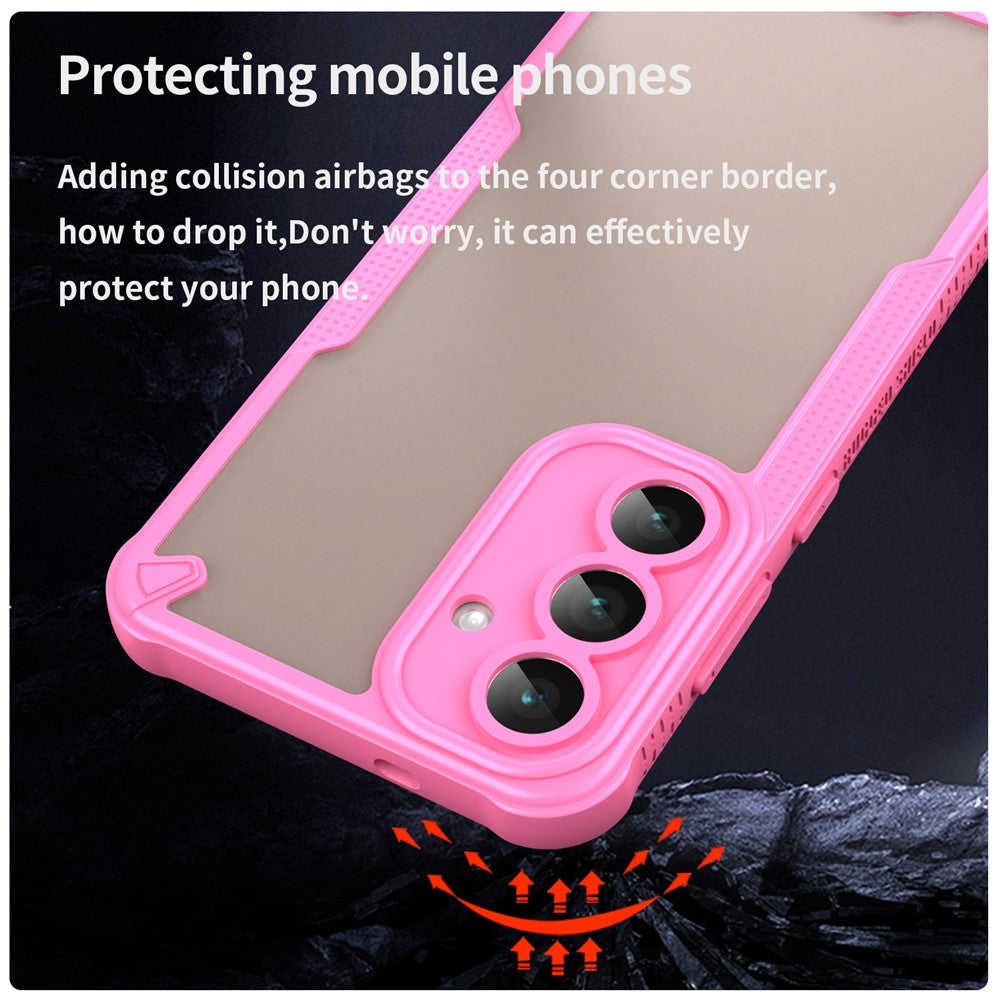 Galaxy S25 FE Matte-Hülle – Halbtransparent & stoßfest