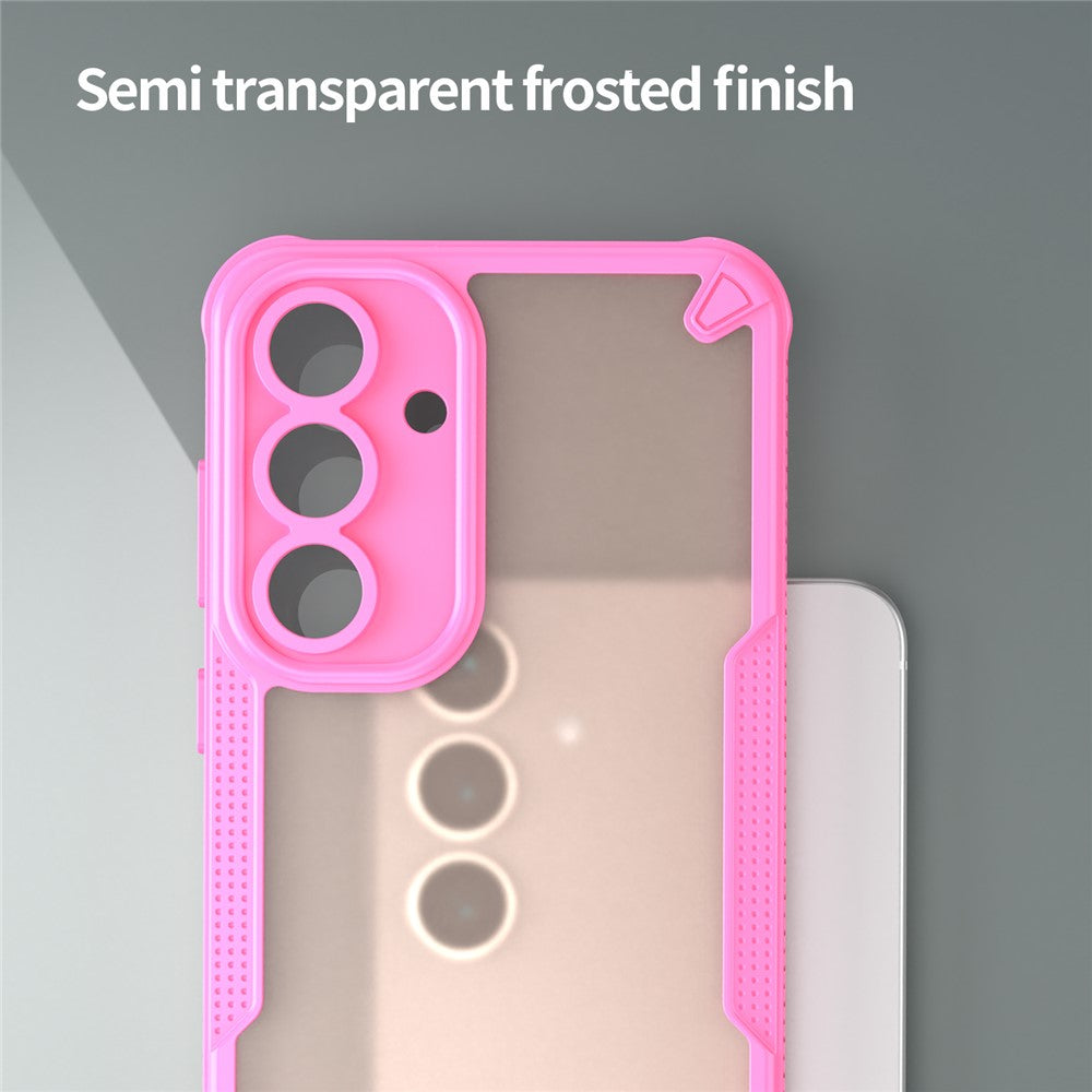 Galaxy S25 FE Matte-Hülle – Halbtransparent & stoßfest