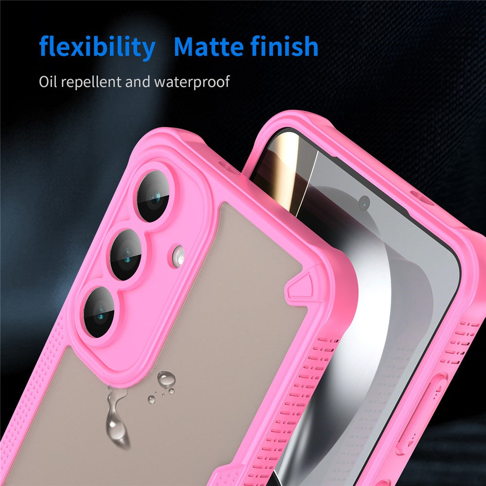 Galaxy S25 FE Matte-Hülle – Halbtransparent & stoßfest