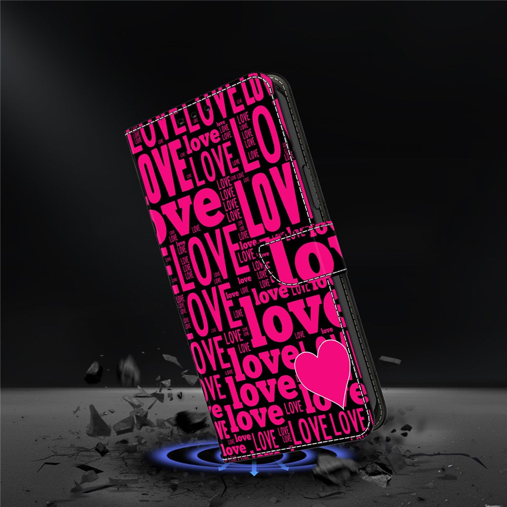 For iPhone 18 Pro Max / 17 Pro Max Wallet Case Pattern Printing PU Leather Flip Stand Phone Cover