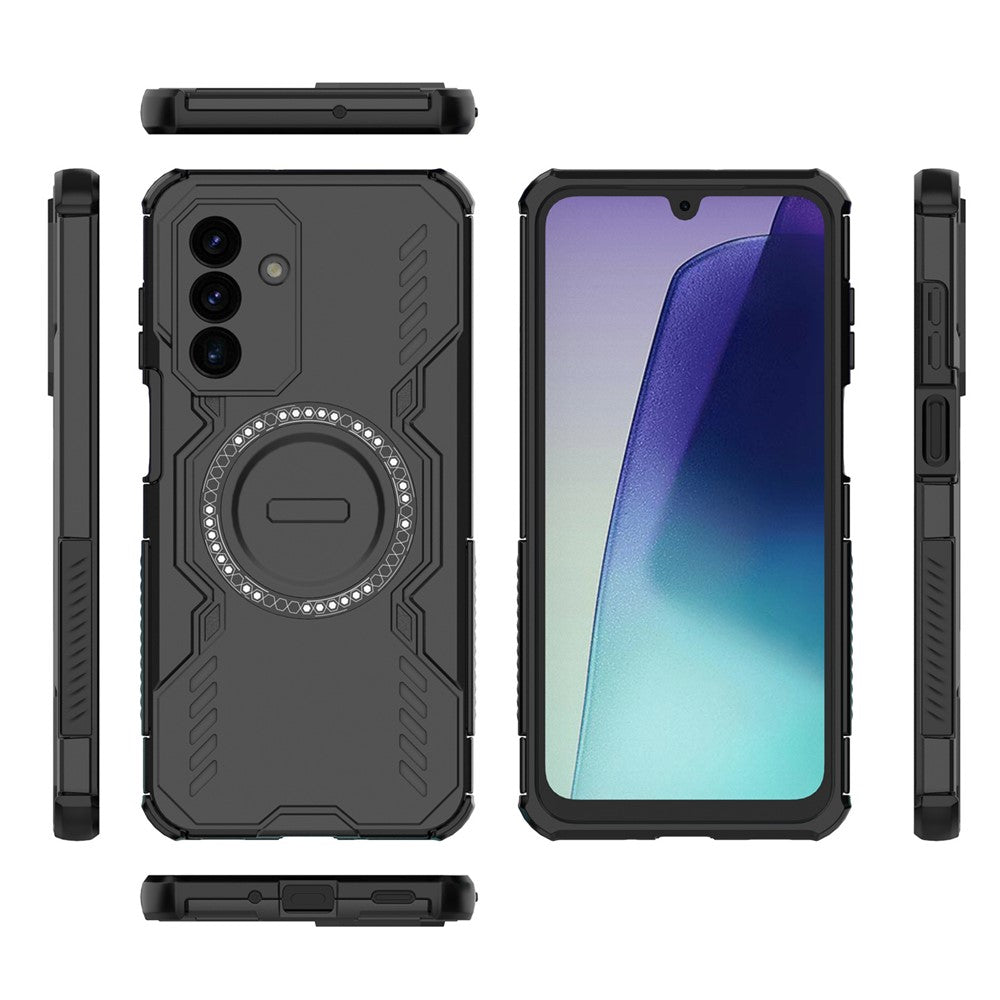 Galaxy A17 5G/4G magnetische Hülle – Mit Schmetterlingsrüstung & Hohlwärmeableitung