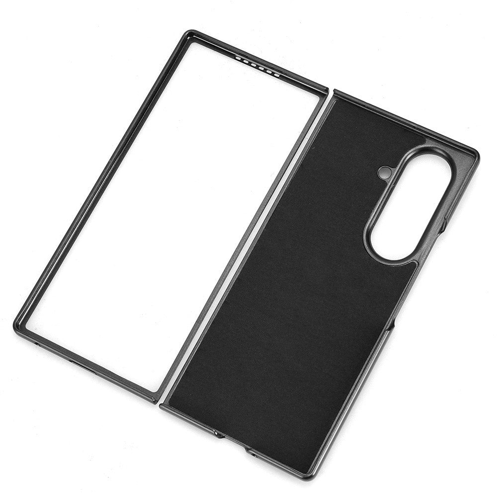 Galaxy Z Fold7 5G Schutzhülle – mit Litchi-Leder-Beschichtung