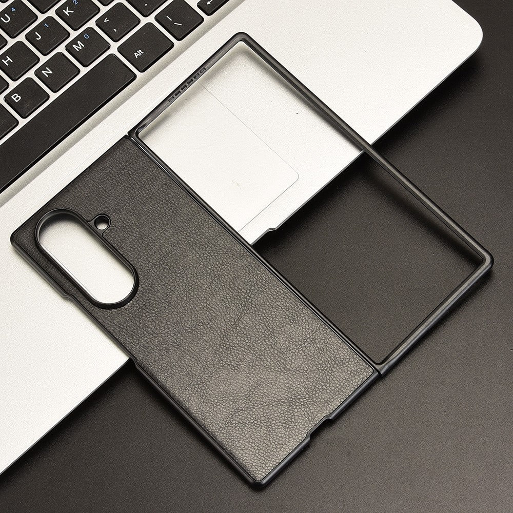 Galaxy Z Fold7 5G Schutzhülle – mit Litchi-Leder-Beschichtung