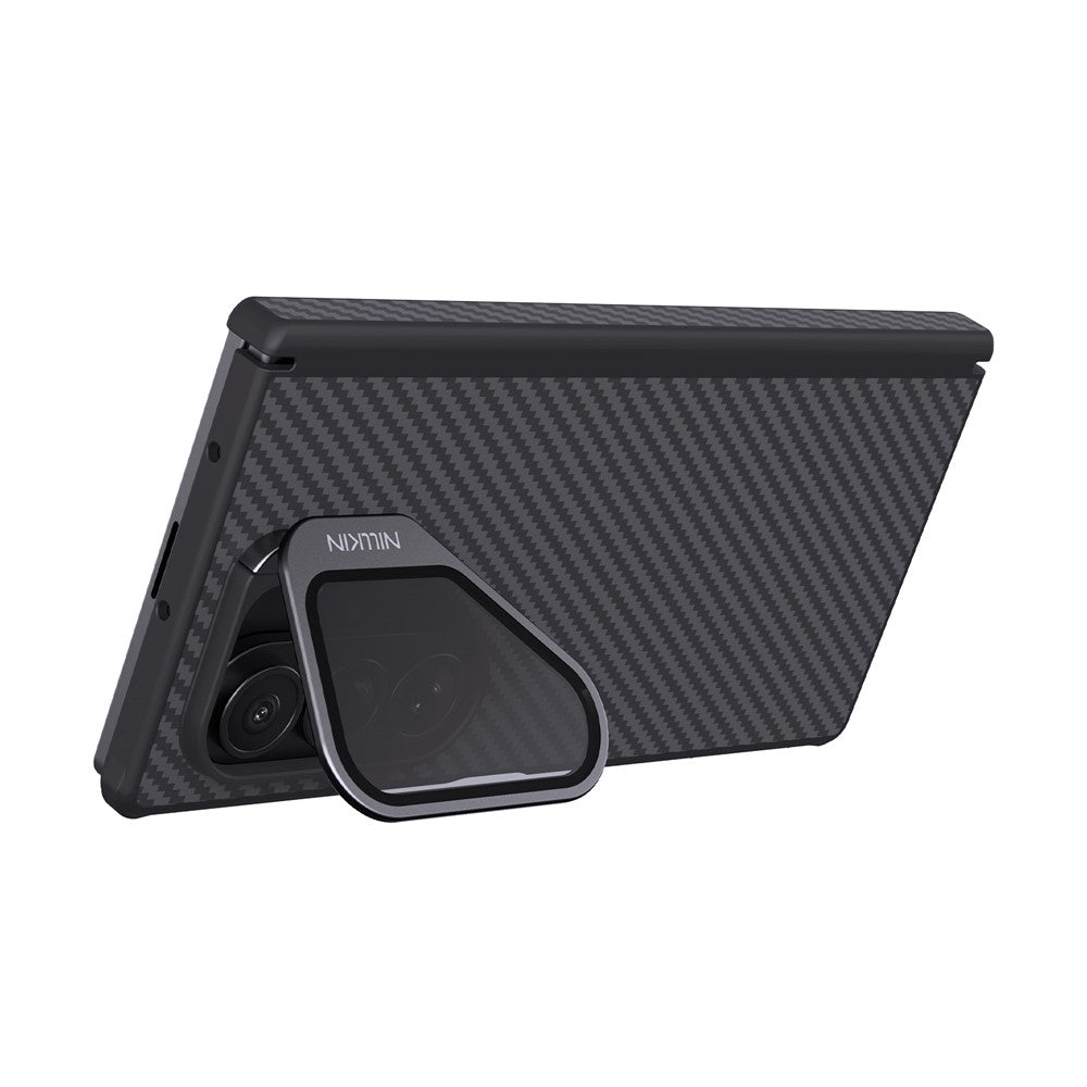 NILLKIN For Samsung Galaxy Z Fold7 5G Magnetic Case TPU + Aramid Fiber Lens Cover Kickstand Phone Cover
