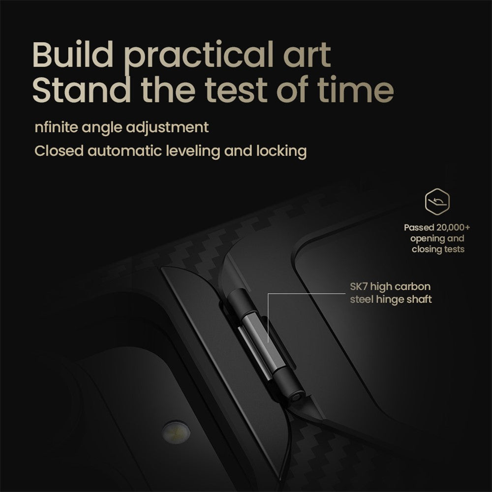 NILLKIN For Samsung Galaxy Z Fold7 5G Magnetic Case TPU + Aramid Fiber Lens Cover Kickstand Phone Cover