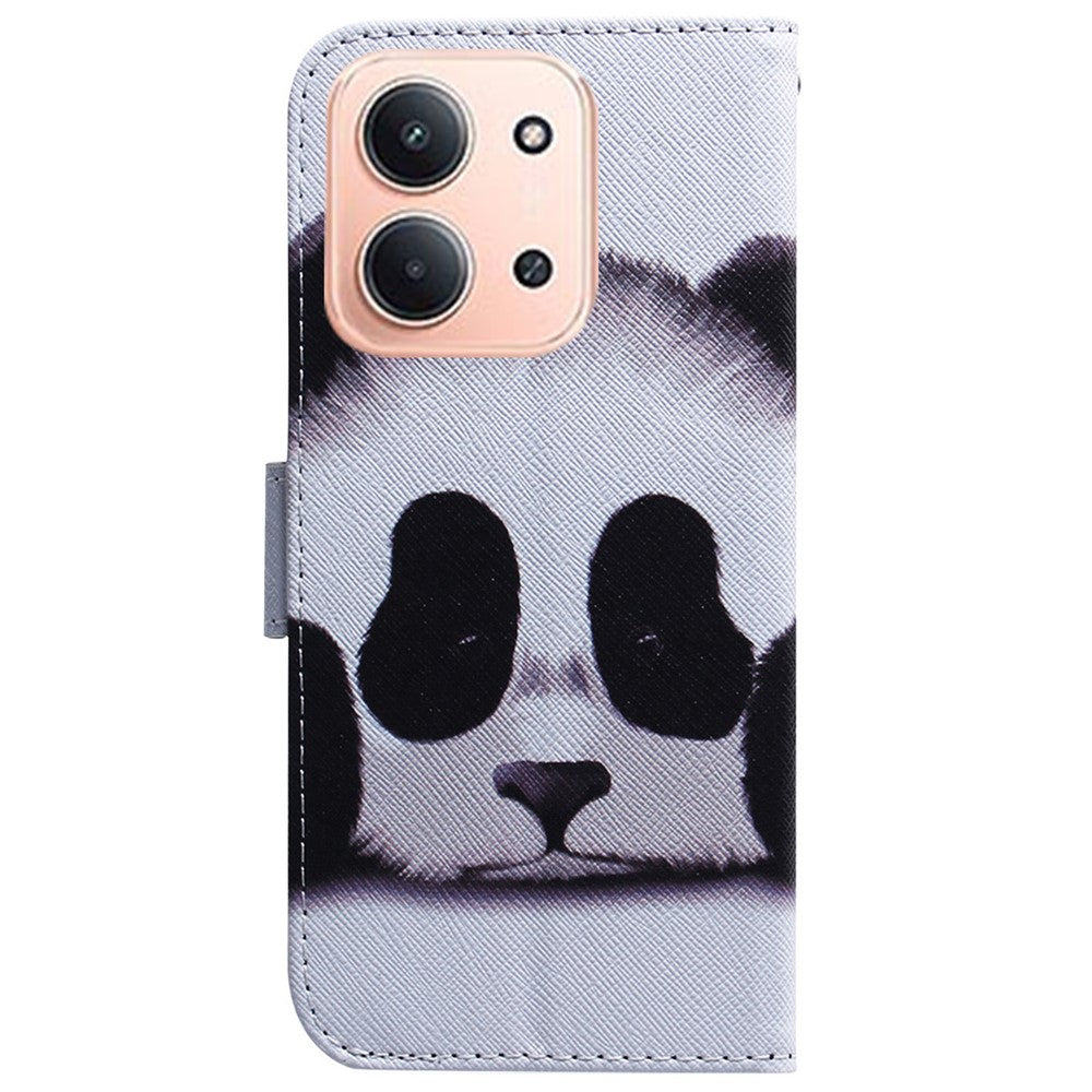 For Xiaomi Redmi 15C 5G (EU) (173mm) / 15C 4G (EU) (173mm) Wallet Case Pattern Print Leather Phone Cover