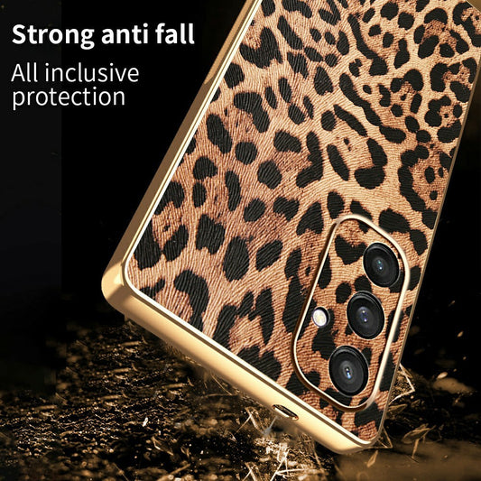 Galaxy S24 Schutzhülle – Mit Leopardenmuster