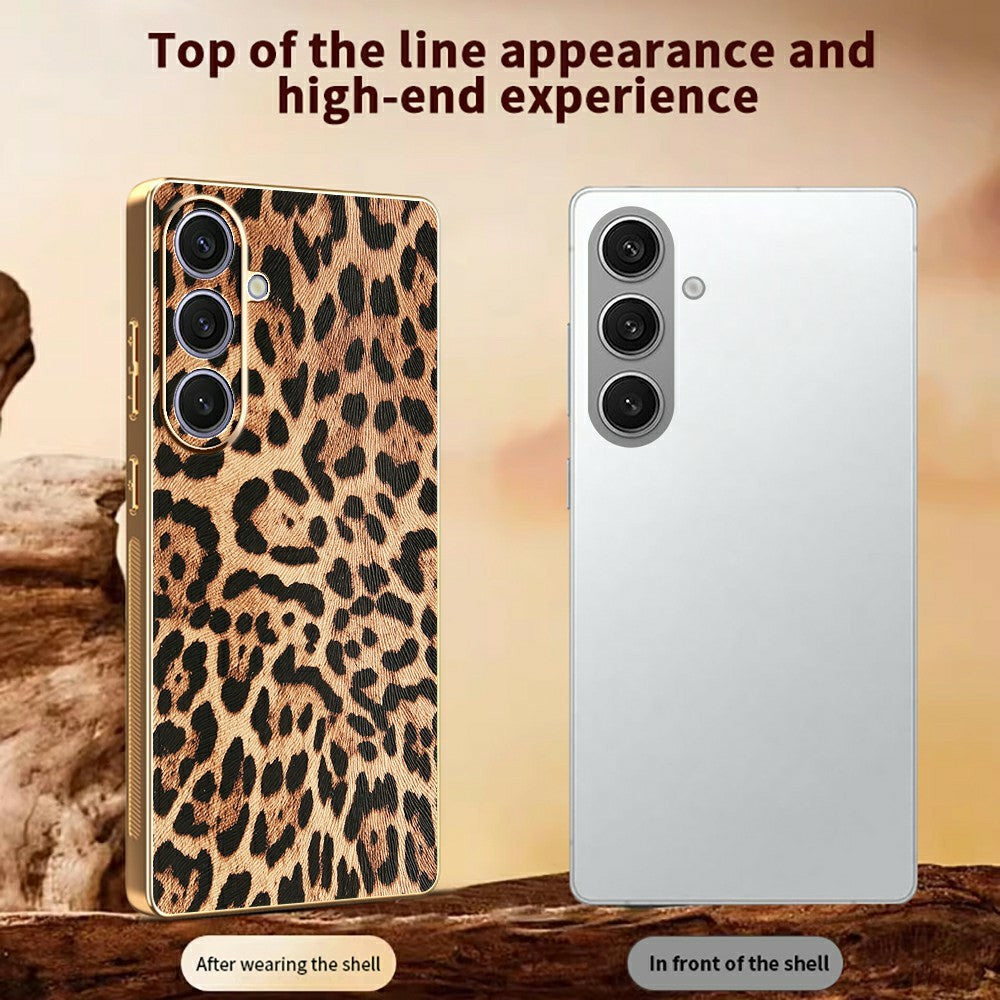 Galaxy S24 Plus Schutzhülle – Mit Leopardenmuster