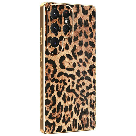 Galaxy S24 Ultra Schutzhülle – Mit Leopardenmuster