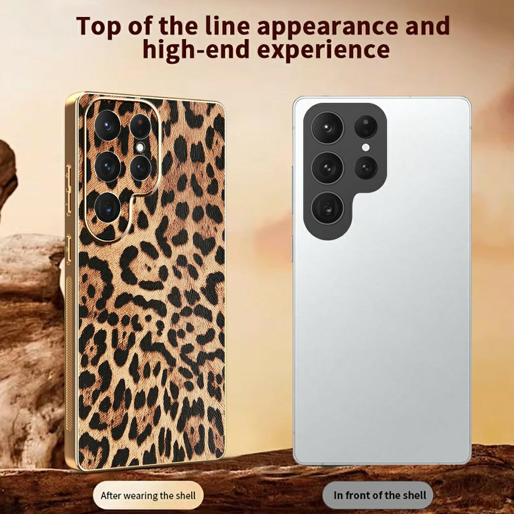 Galaxy S24 Ultra Schutzhülle – Mit Leopardenmuster