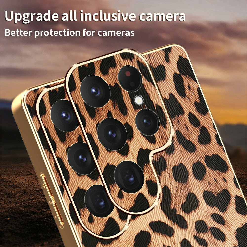 Galaxy S24 Ultra Schutzhülle – Mit Leopardenmuster