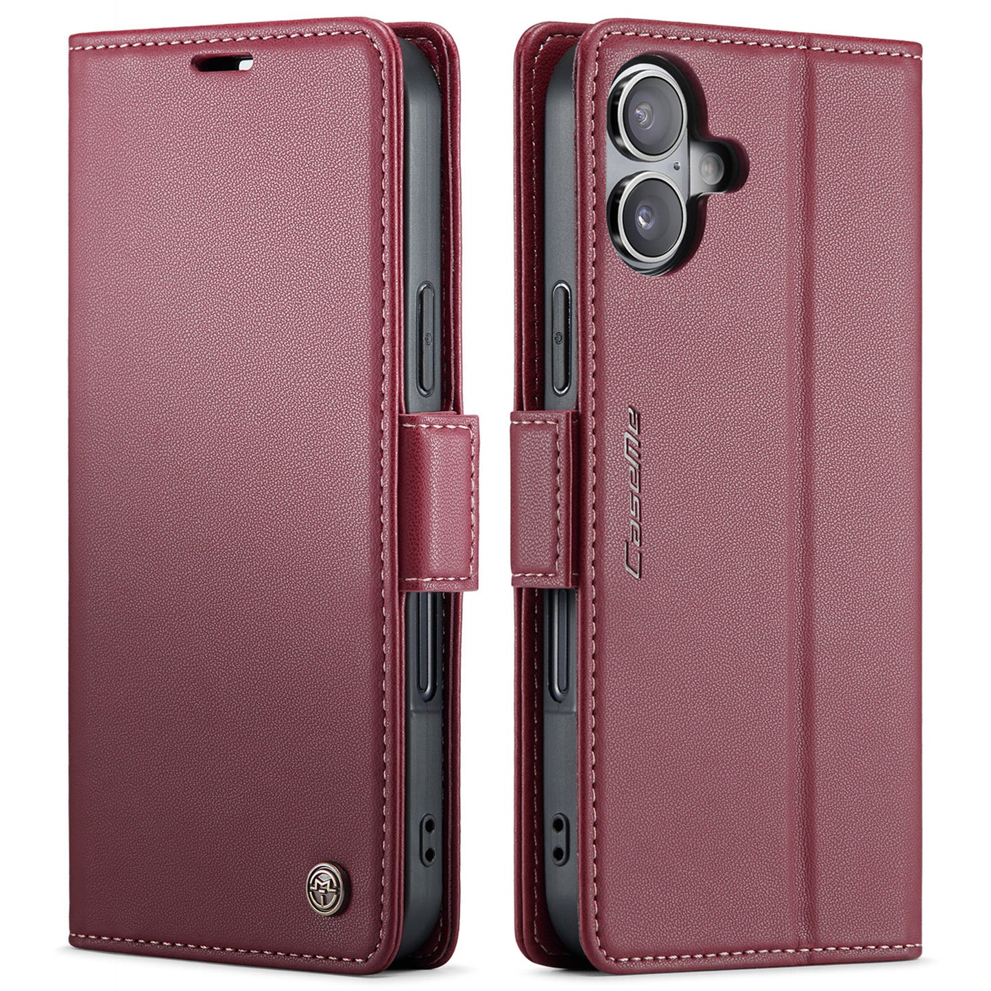 iPhone 17 Glänzende Wallet-Hülle – RFID-Schutz & Ständer