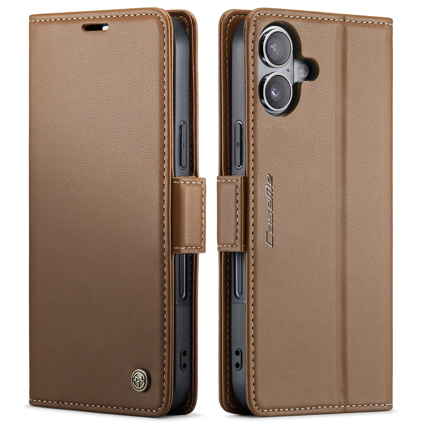 iPhone 17 Glänzende Wallet-Hülle – RFID-Schutz & Ständer