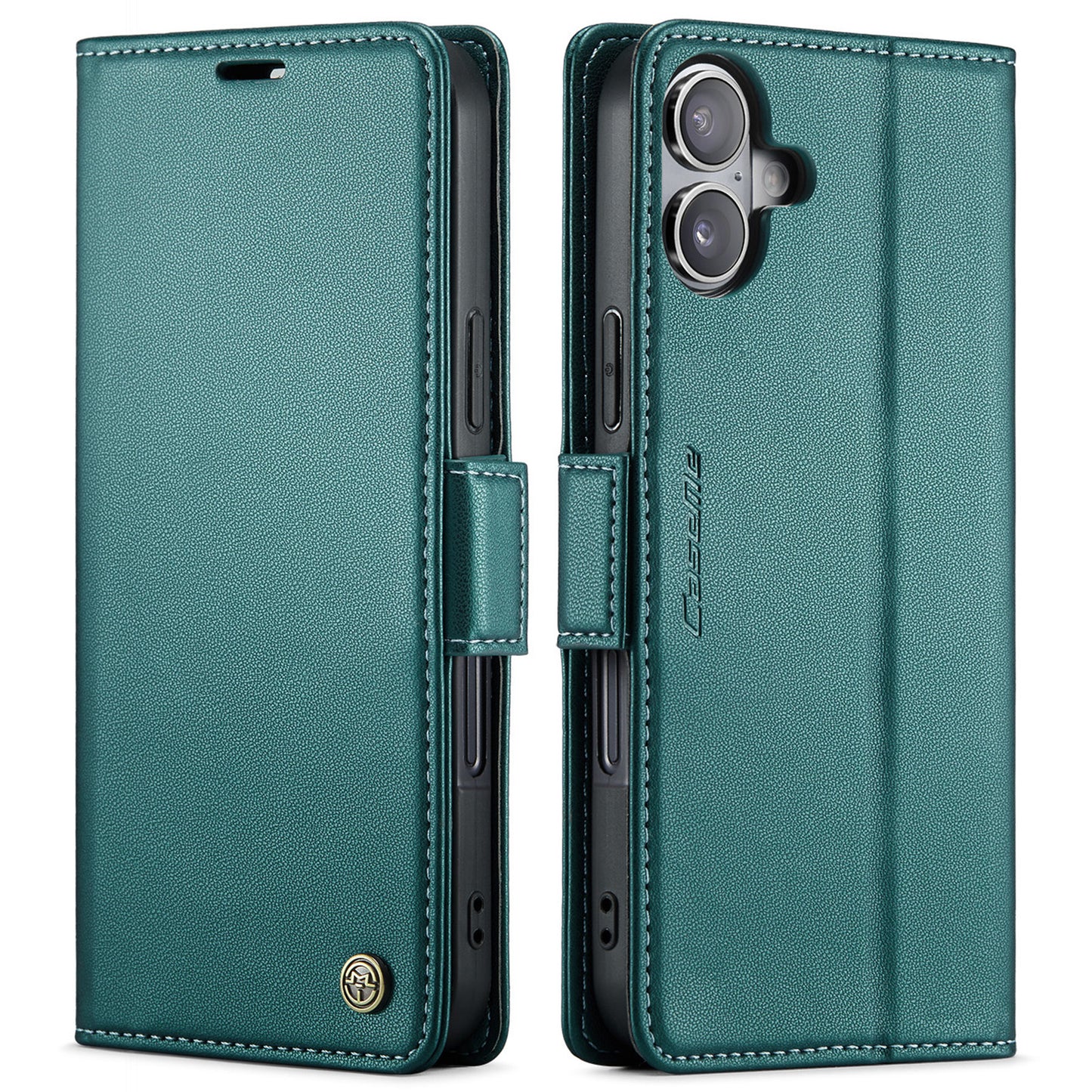 iPhone 17 Glänzende Wallet-Hülle – RFID-Schutz & Ständer