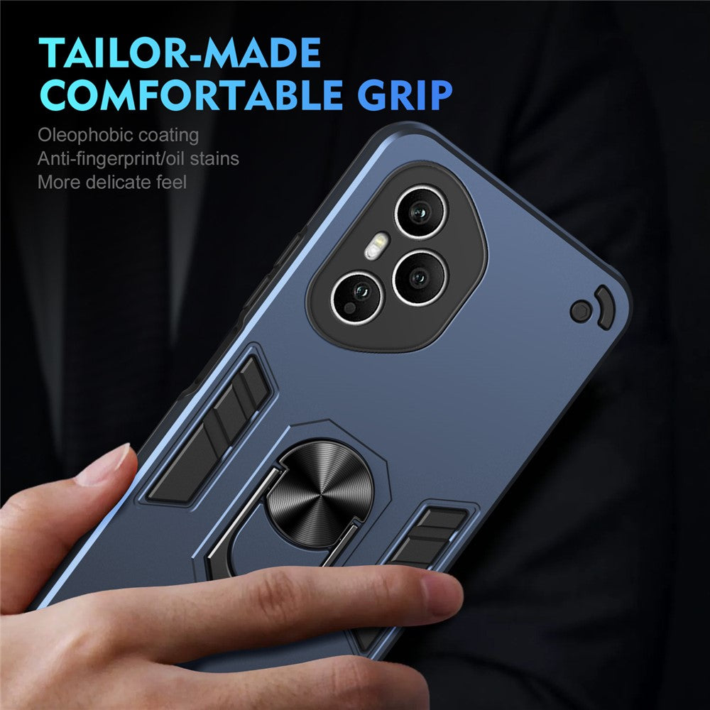 Honor 400 Pro 5G (Global) Handyhülle – Aus PC + TPU, mit Fallschutz & Ringständer