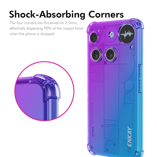 ENKAY For Nothing Phone (3) 5G TPU Case  Thickened Four Corner Drop-proof Phone Back Cover