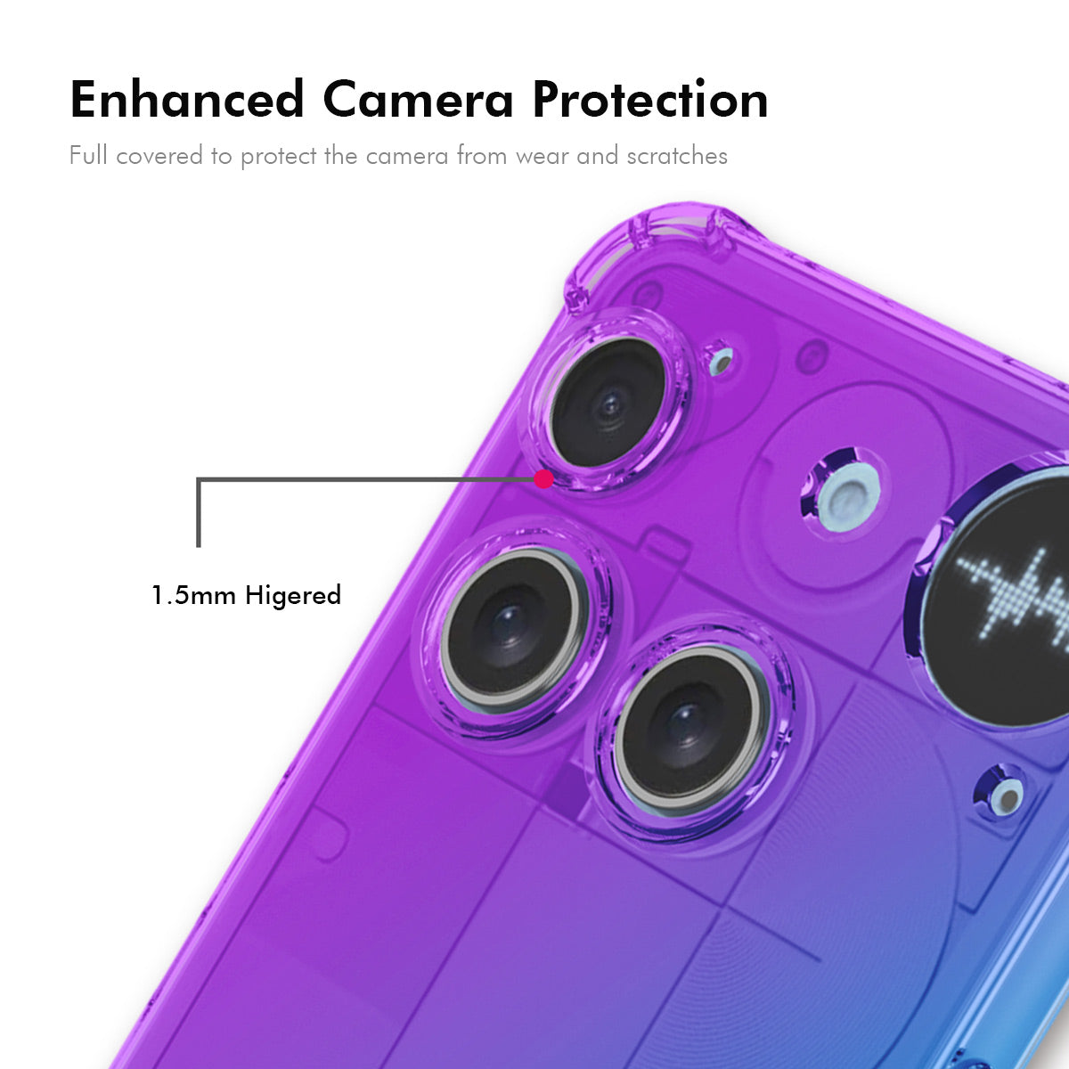 ENKAY For Nothing Phone (3) 5G TPU Case  Thickened Four Corner Drop-proof Phone Back Cover