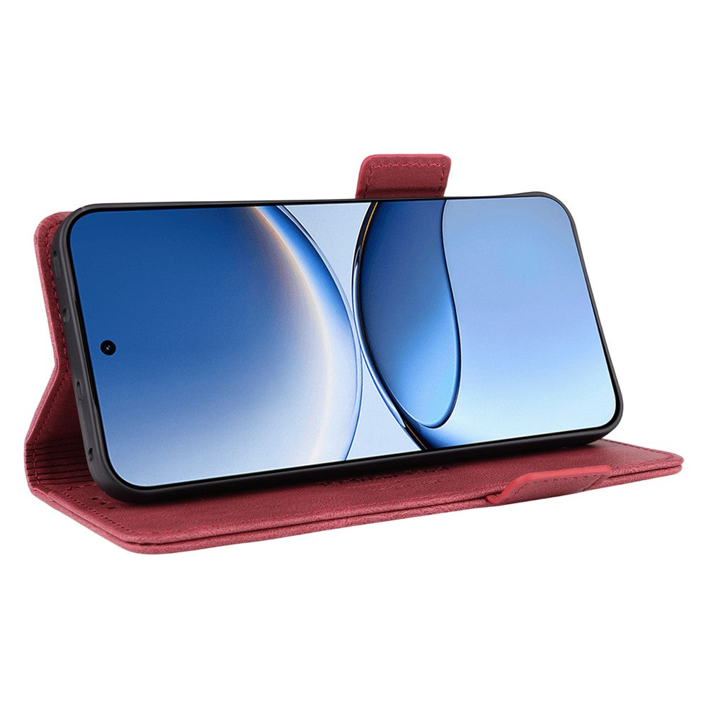 For Xiaomi Poco F7 5G / Redmi Turbo 4 Pro 5G Case Leather Wallet Flip Phone Cover with Hardware Decor