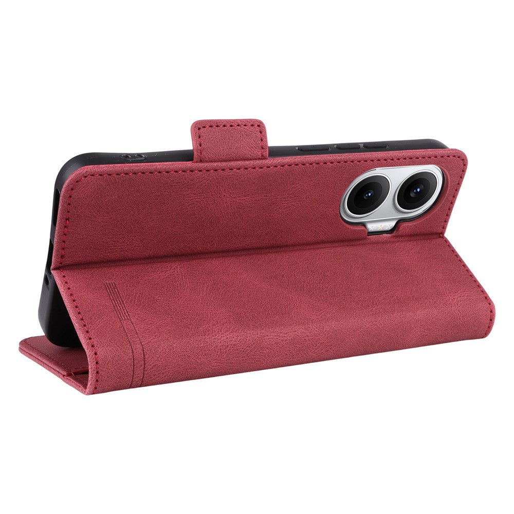 For Xiaomi Poco F7 5G / Redmi Turbo 4 Pro 5G Case Leather Wallet Flip Phone Cover with Hardware Decor