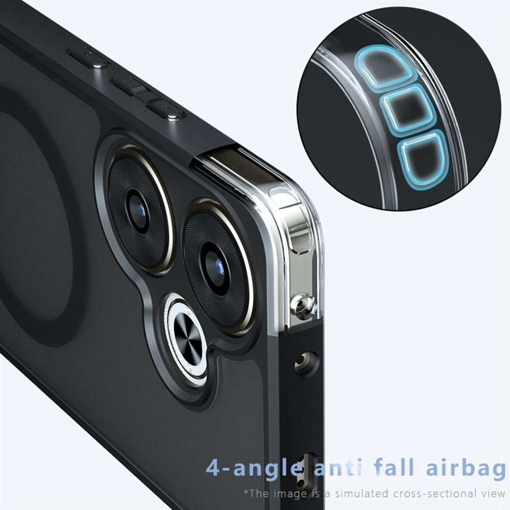Magnetic Case for Xiaomi Poco F6 5G  /  Turbo 3 5G Matte Skin Touch Phone Cover