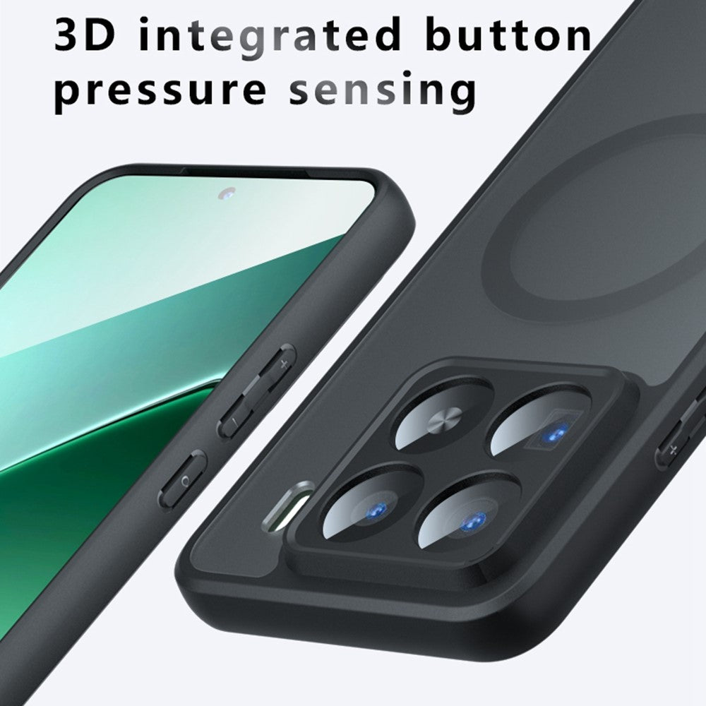 For Xiaomi 15 Pro Magnetic Case TPU + PC Matte Skin Touch Phone Cover