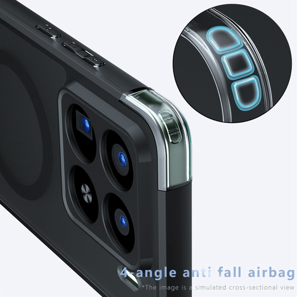 For Xiaomi 15 Pro Magnetic Case TPU + PC Matte Skin Touch Phone Cover