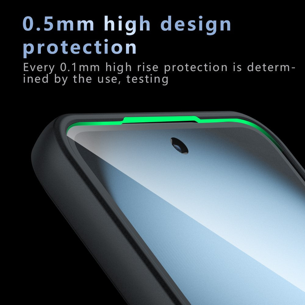 Nothing Phone (3) 5G Handyhülle – Aus TPU + PC, matte Handy-Rückseite, Transparent Schwarz