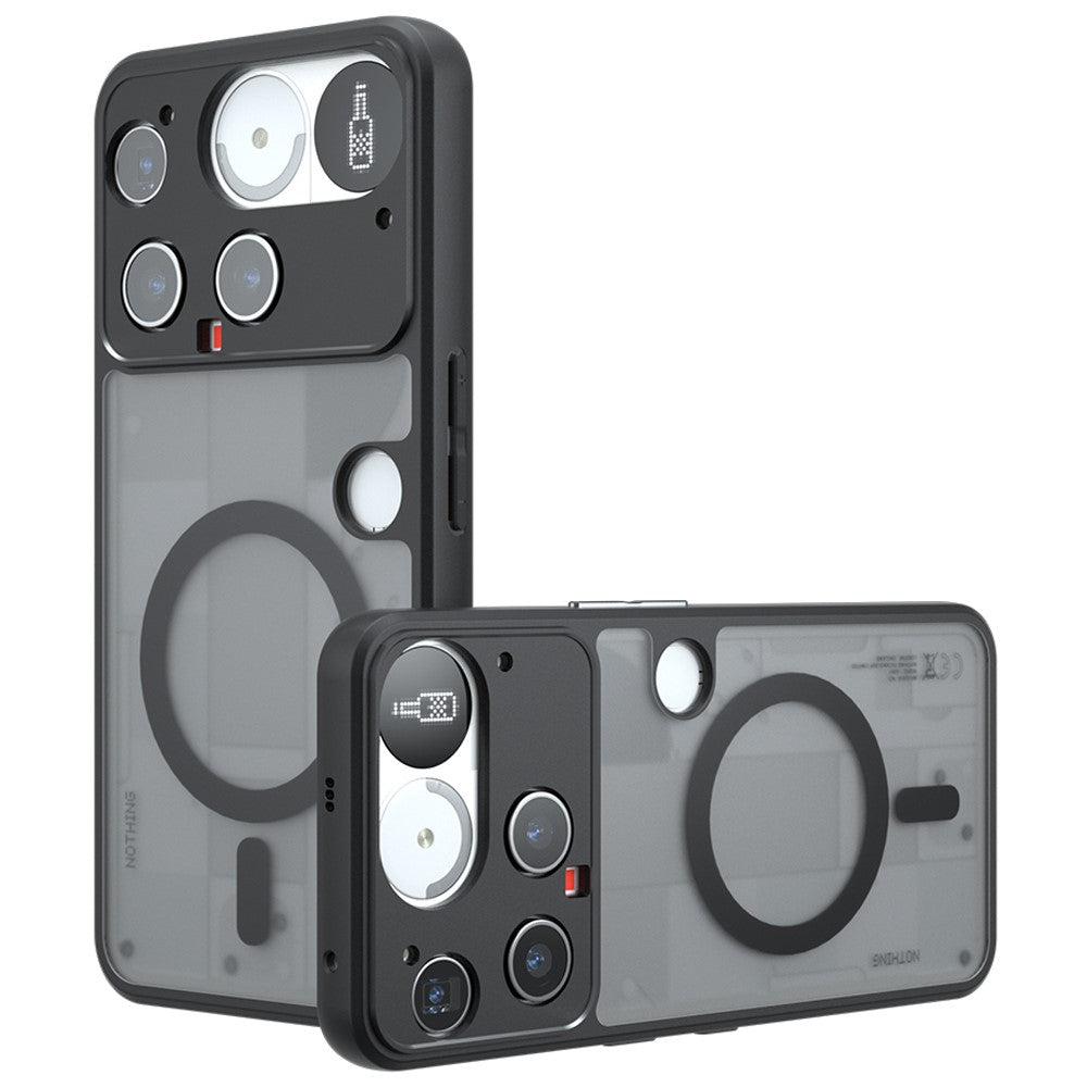 For Nothing Phone (3) 5G Magnetic Case TPU + PC Matte Skin Touch Phone Cover