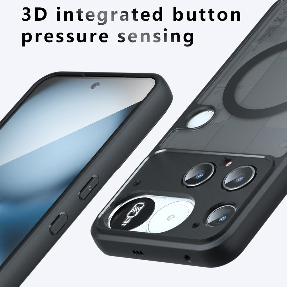 For Nothing Phone (3) 5G Magnetic Case TPU + PC Matte Skin Touch Phone Cover