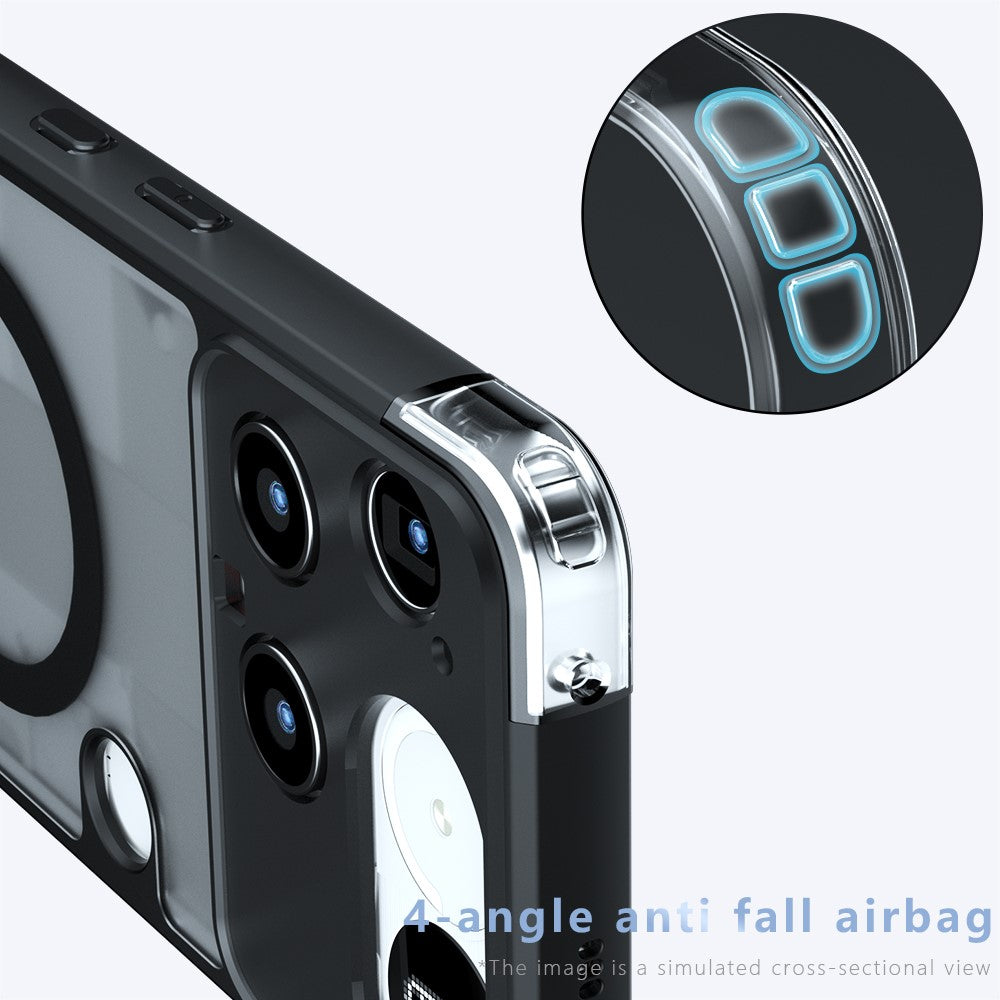 For Nothing Phone (3) 5G Magnetic Case TPU + PC Matte Skin Touch Phone Cover