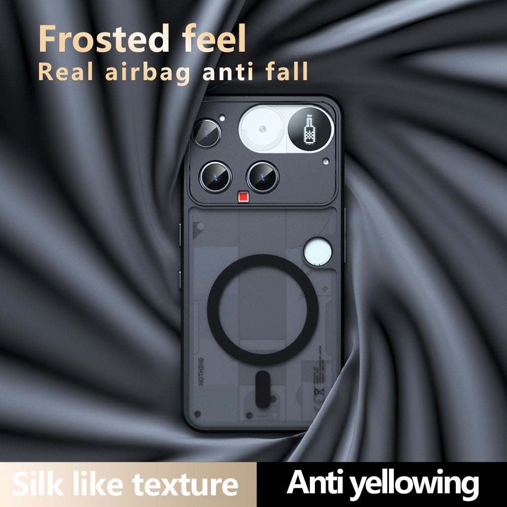 For Nothing Phone (3) 5G Magnetic Case TPU + PC Matte Skin Touch Phone Cover